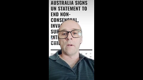 Australia ends intersex surgeries