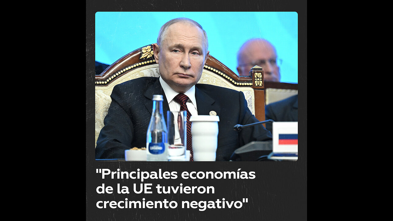 Putin señala una recesión en las principales economías de la UE