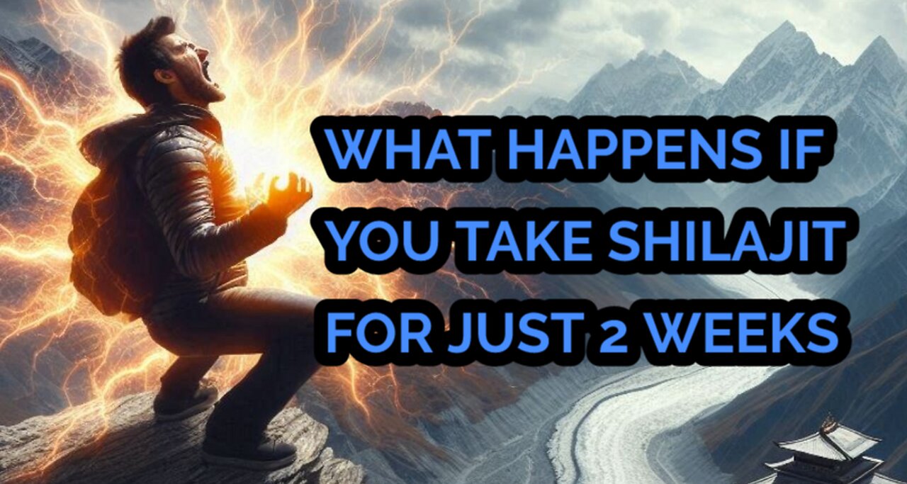 What happens when you take shilajit for just two weeks