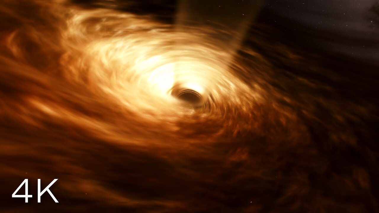 Super Massive Black Hole Animation - Sagittarius A* [4K]