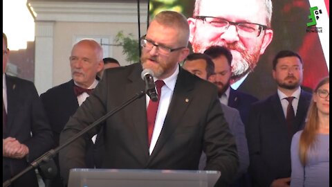 Grzegorz Braun - Wiec Wyborczy - poparcie liderów Konfederacji dla Kandydata na Prezydenta Rzeszowa