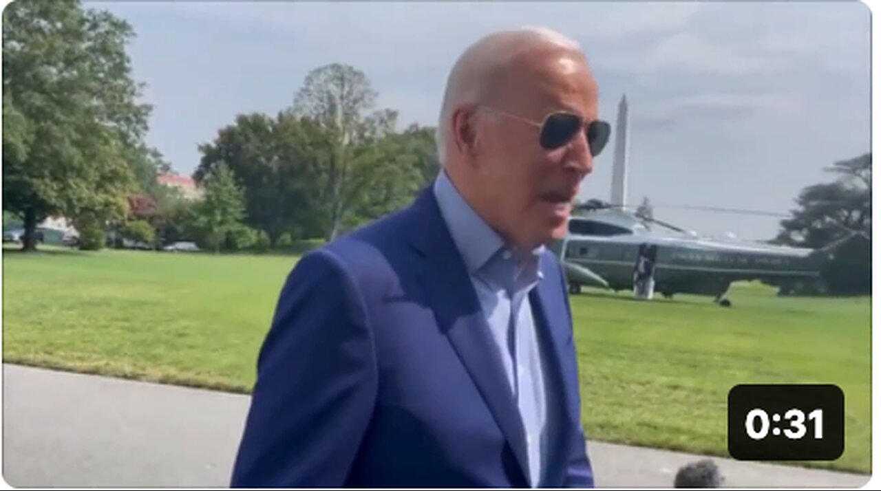 Joe Biden Yells "My Butt's Been Wiped!"