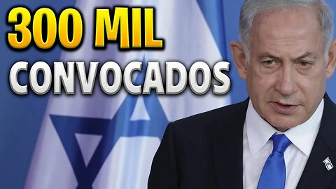 ISRAEL CONVOCA 300 MIL SOLDADOS | VÃO ATÉ O FIM! | Renato Barros