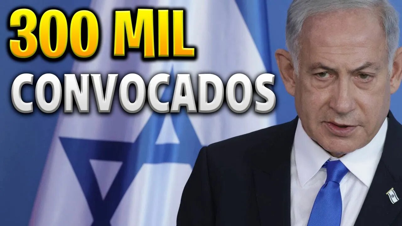 ISRAEL CONVOCA 300 MIL SOLDADOS | VÃO ATÉ O FIM! | Renato Barros