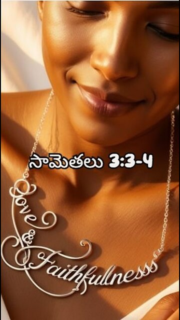 సామెతలు 3:3-4 - దయను సత్యమును ఎన్నడును నిన్ను విడిచి పోనియ్యకుము వాటిని కంఠభూషణముగా...