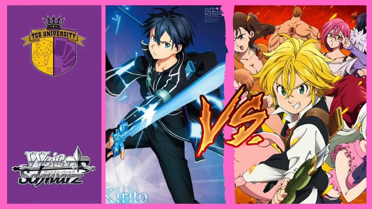 SAO Alicization Vs Seven Deadly Sins | Weiss Schwarz Match