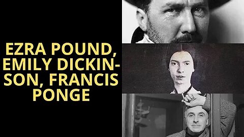 A POESIA DE EZRA POUND, EMILY DICKINSON E FRANCIS PONGE