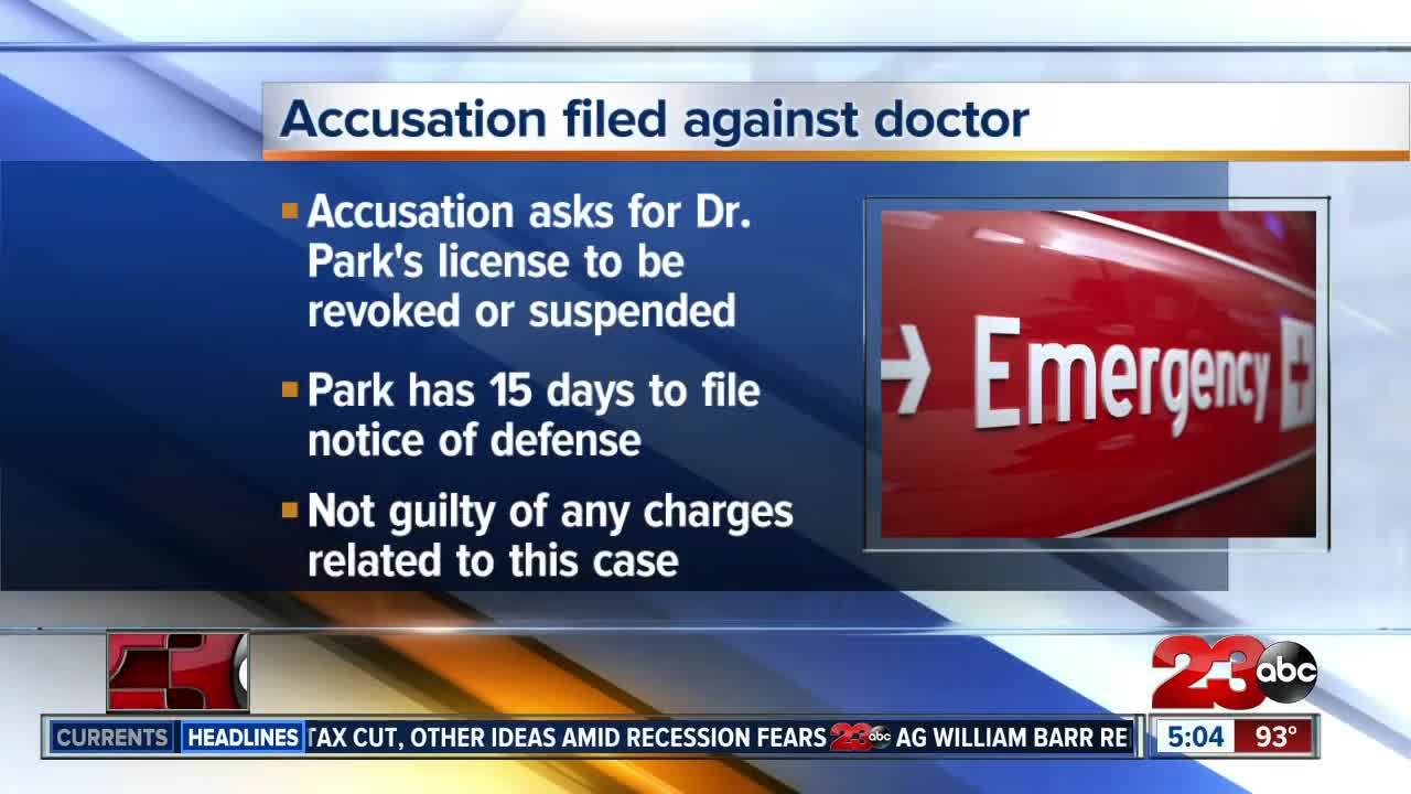 Accusation filed against local OB-GYN following patient's death six hours after giving birth