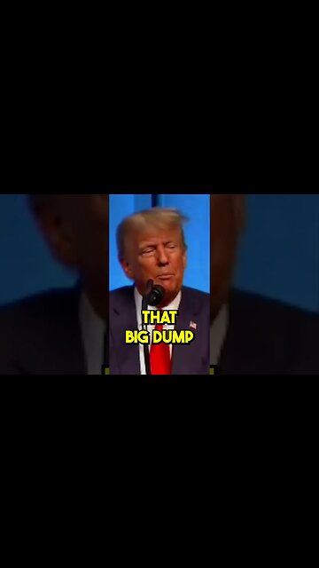 Trump Can't Stop Talking About Big Massive Dumps #shorts