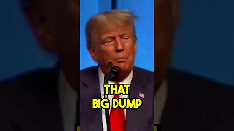 Trump Can't Stop Talking About Big Massive Dumps #shorts