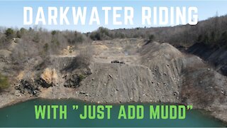 We ride with the Just Add Mudd team at Darkwater, FRO