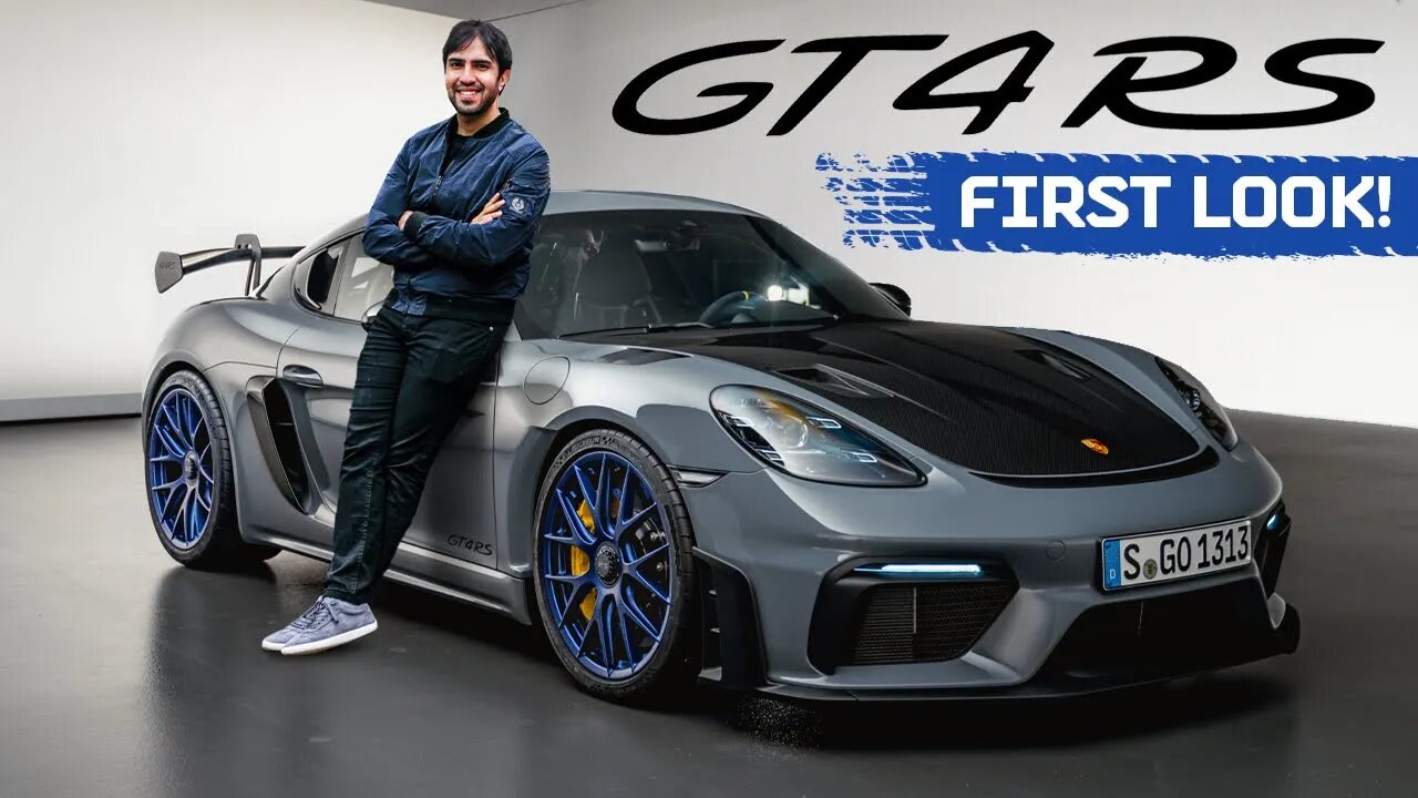 Porsche 718 GT4 RS! First Look at The Crazy Cayman!