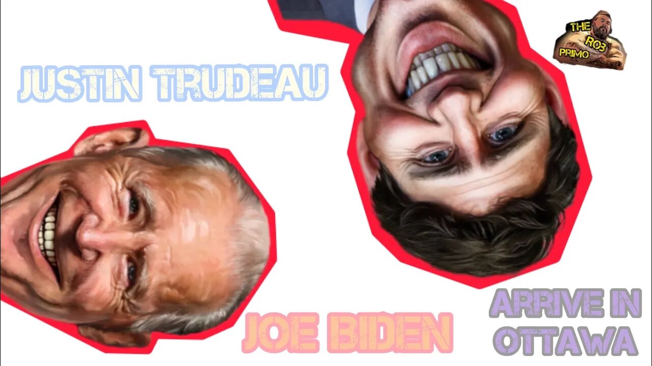 Joe Biden and Justin Trudeau Arrive In Ottawa\ Huge Presence