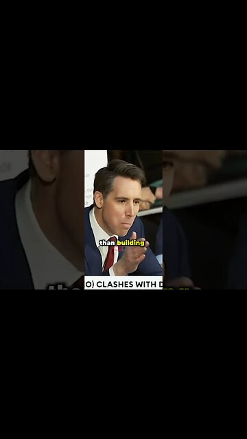 Josh Hawley EXPLODES At Mayorkas 😱 #shorts #politics #news