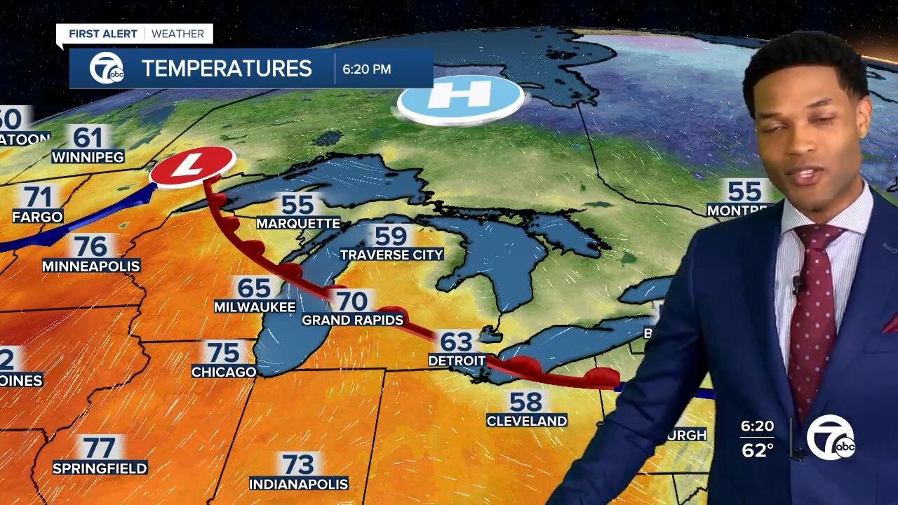 A warm and soggy week ahead