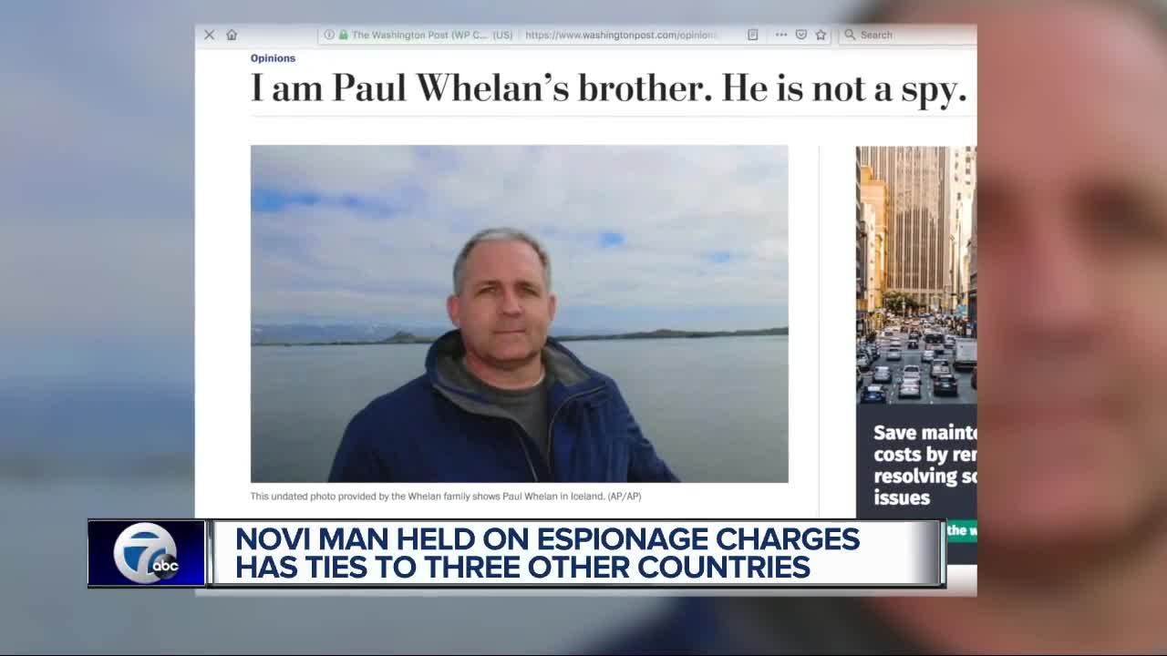 Novi man held on espionage charges has ties to three other countries