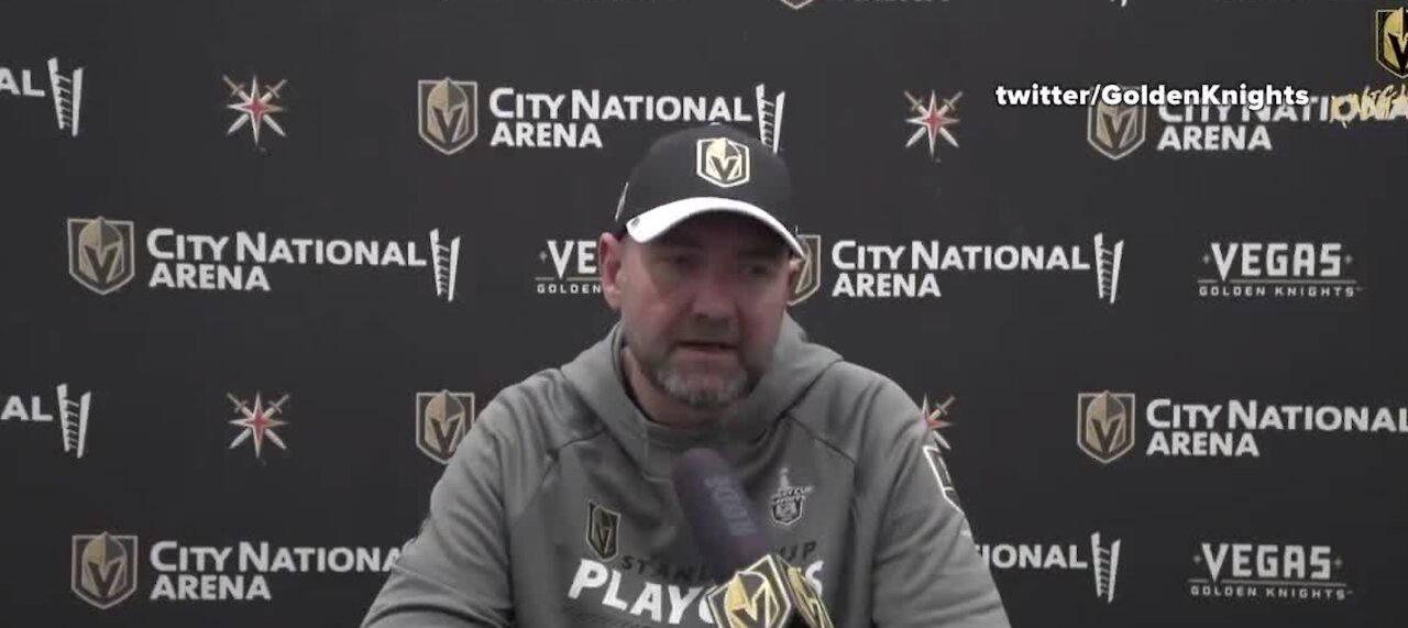 Vegas Golden Knights back in Vegas for games 3 and 4