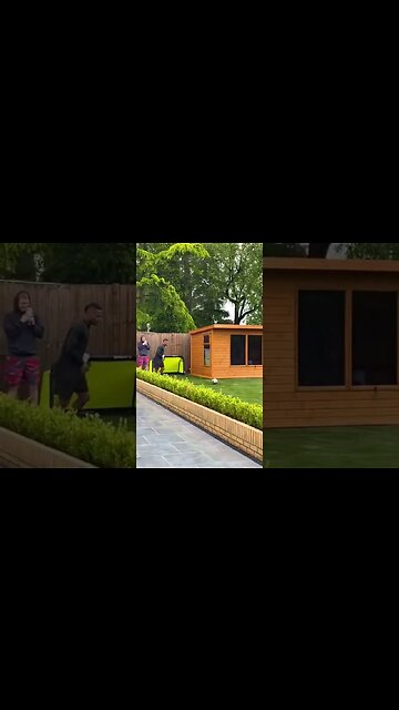 PATRICE EVRA SCORES FREE KICK IN MY GARDEN 🏡⚽️🥅 #Shorts