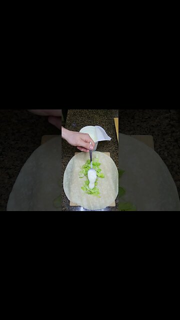 60-Second Organic | Quick & Easy Lunch Wrap #easyrecipe #healthylifestyle