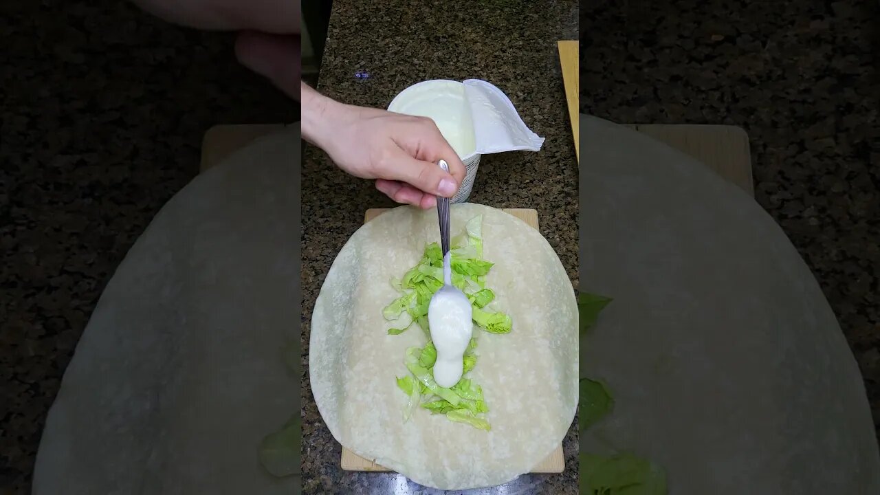 60-Second Organic | Quick & Easy Lunch Wrap #easyrecipe #healthylifestyle