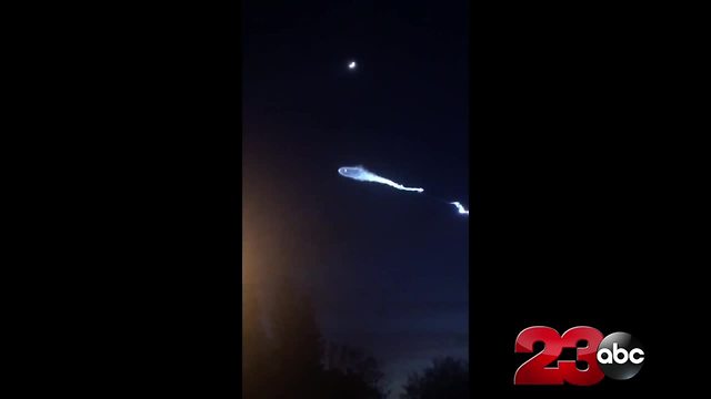 Videos from all over Kern County and Southern California showcasing SpaceX launching Falcon 9 rocket from Vandenberg Air Force Base
