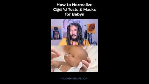 NORMALIZING MASKS AND TESTING FOR BABIES #SHORT #SHORTS