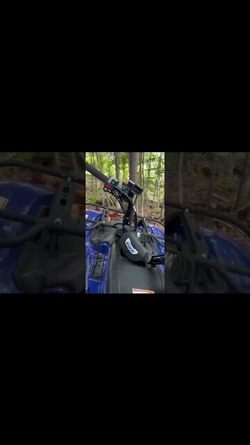 Atv ride along #yamaha 700 #quad #grizzly700 #rocky yard #firewood # hearth stone heating