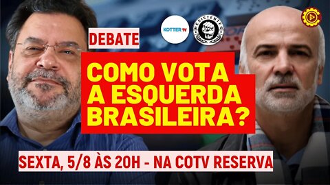 Como vota a esquerda brasileira? Debate entre Rui Costa Pimenta e Nildo Ouriques | 05/08/22