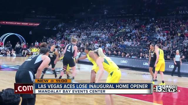 Las Vegas Aces lose first home game