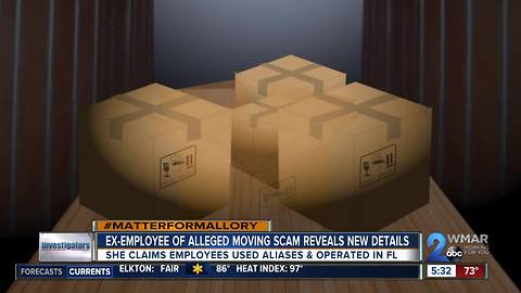 Ex-employee of alleged nationwide moving scam comes forward