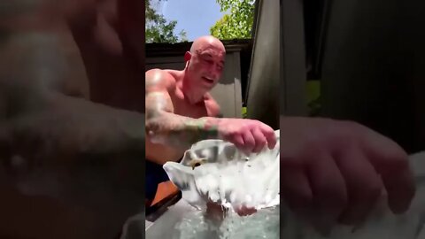 Joe Rogan shows his Cold Plunge 🔥