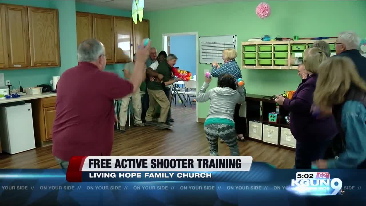 Free active church shooter training held at Living Hope Family Church