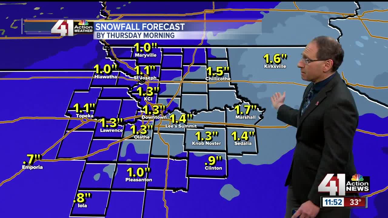 October snow could create slick roads in KC metro