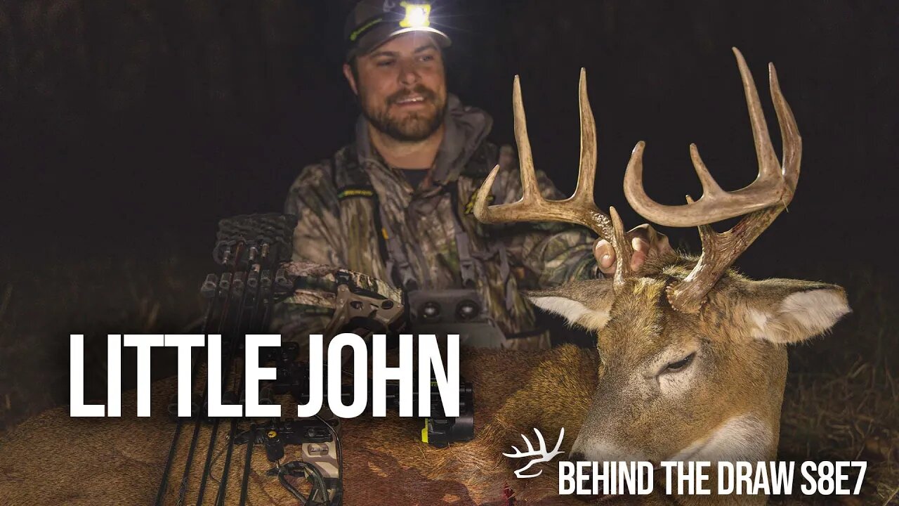 8 Year OLD Buck with a Bow! Nate Hunts An ANCIENT Old Buck - "Lil John"