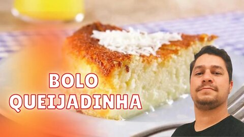 Bolo queijadinha cremoso de liquidificador fácil e rápido receitas da cris