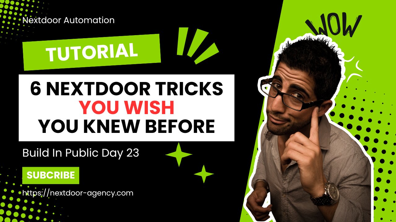 6 Tricks About Nextdoor You Wish You Knew Before - Build In Public Day 23