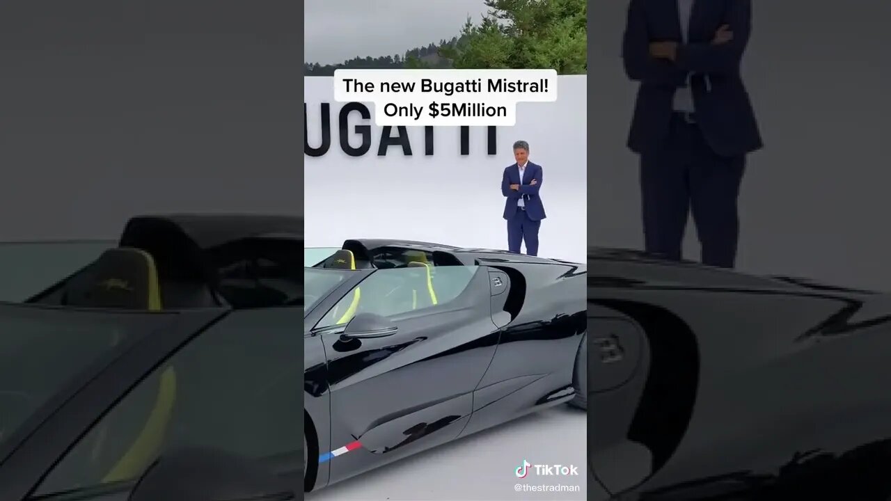 The New Bugatti Mistral! Only $5 Million Dollars