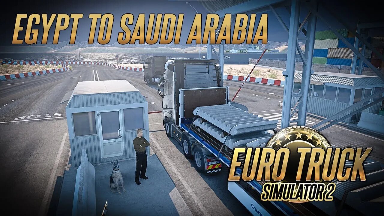 Egypt to Saudi Arabia - Volvo FH16 2020 mod ETS2 1.46 Promods | Euro Truck Simulator 2 Gameplay G29