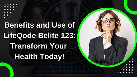 Benefits and Use of LifeQode Belite 123: Transform Your Health Today!