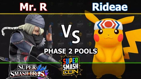 BC|Mr. R (Sheik) vs. EDAX|Rideae (Pikachu) - Wii U Singles Phase 2 Pools - SCC2017