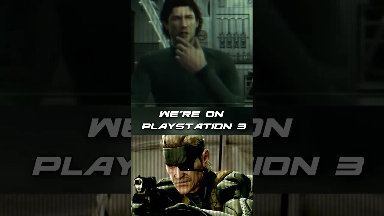 😄 Otacon & Snake's Hilarious PS1 Throwback Moment #shorts #metalgearsolid #ps3