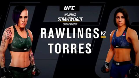 EA Sports UFC 3 Gameplay Tecia Torres vs Bec Rawlings