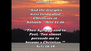 Daily Bible Verse Commentary - Acts 11:26