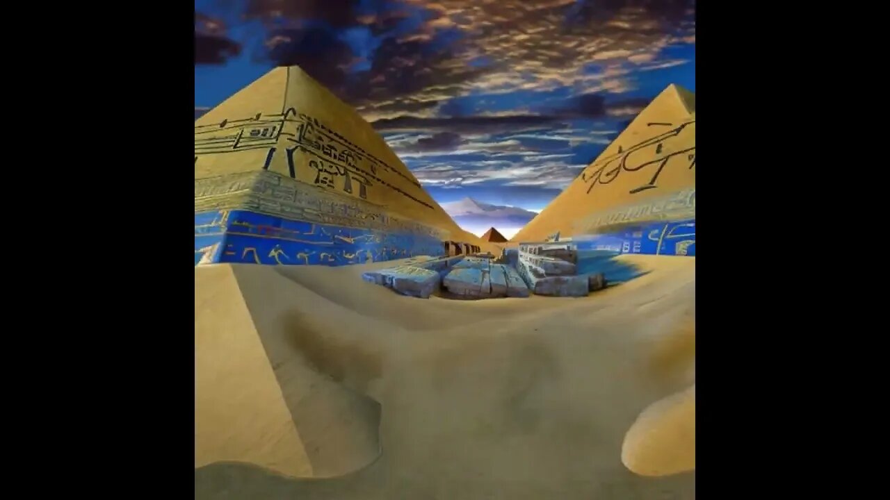 Infinite Ancient Egypt made with Stable Diffusion