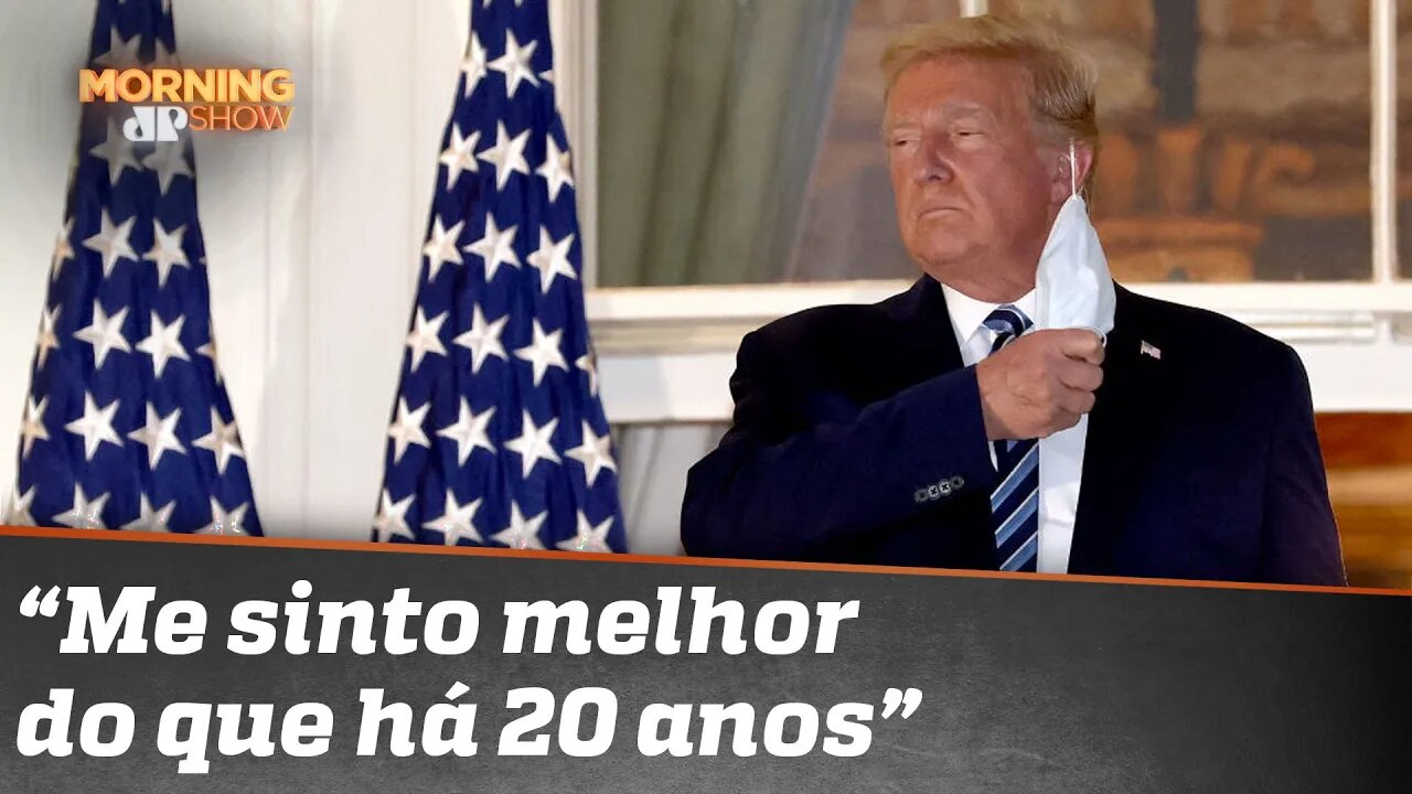 Trump diz que não se pode temer o coronavírus. Estadista corajoso?