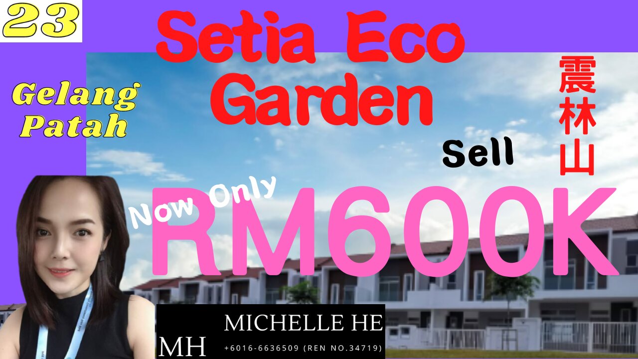 property malaysia Setia Eco Garden@Gelang patah Double Storey双层排楼 Brand new @ Jalan Laman Setia 4/x sell rm600k