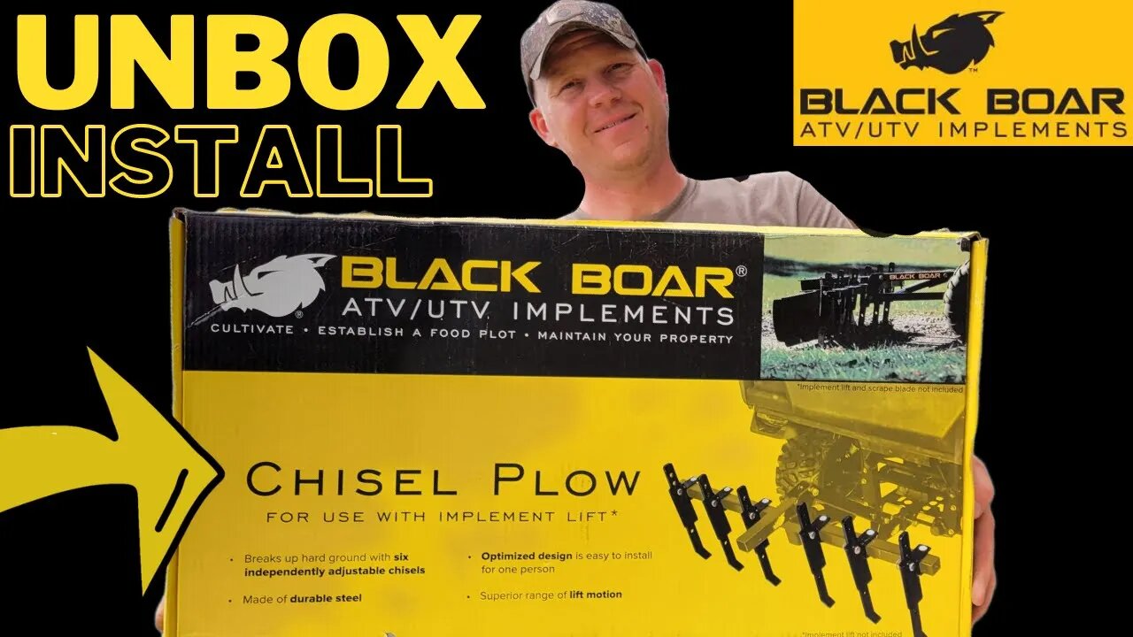 Black Boar Chisel Plow - Unbox and Install Video