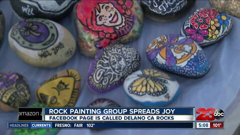 Delano rock painting group spreads joy throughout the community.