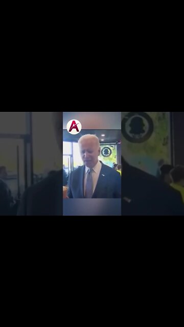 Biden is eating ice cream bragging about the economy.