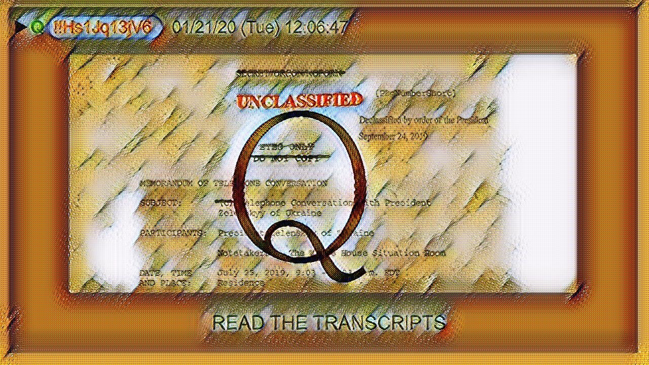 Q January 29, 2020 – Read The Transcripts